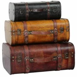 Cheap 👏 Carbon Loft Lochhead Vintage Decorative Suitcase (Set Of 3) 😉