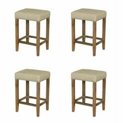 Wholesale 🔔 Carbon Loft Woolley Modern French Style Bar Stool (Set Of 4) 🛒