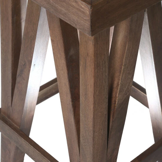 Best Pirce ❤️ Carbon Loft Omer 26-inch Industrial Wood Counter Height Stool ❤️ - Image 4