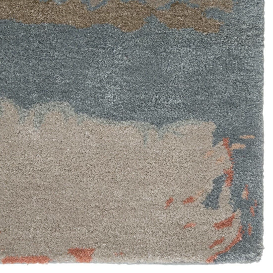 Coupon π₯° Carbon Loft Gorta Handmade Abstract Area Rug Black/taupe π - Image 6