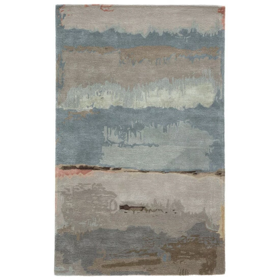 Coupon π₯° Carbon Loft Gorta Handmade Abstract Area Rug Black/taupe π - Image 7