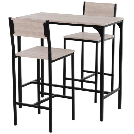 Buy π Carbon Loft Padrad Industrial Counter Height 3-piece Dining Set βοΈ - Image 2
