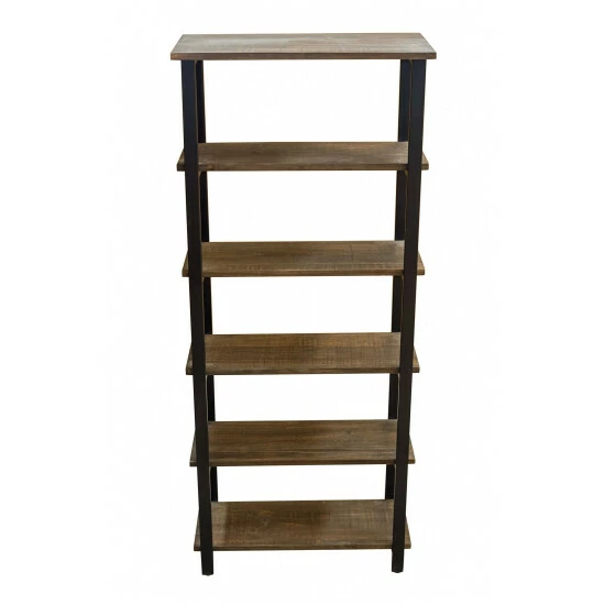 Deals π Carbon Loft Lawrence 5-shelf Metal And Solid Wood Bookcase β€οΈ - Image 2