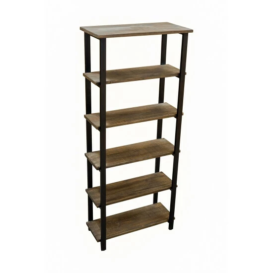 Deals π Carbon Loft Lawrence 5-shelf Metal And Solid Wood Bookcase β€οΈ - Image 3