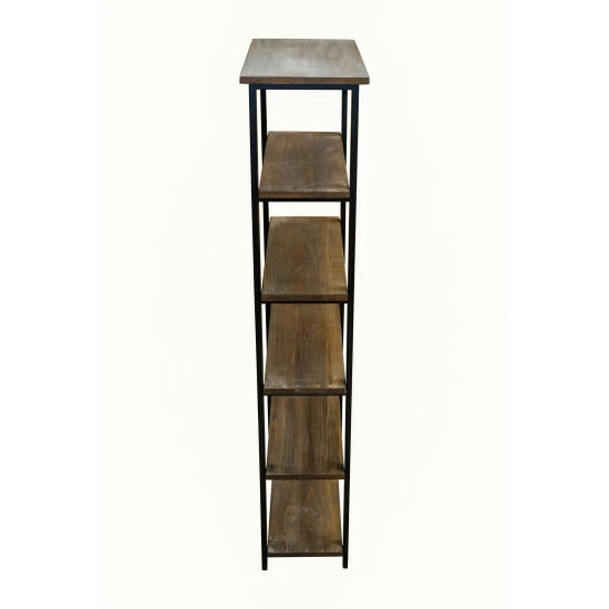 Deals π Carbon Loft Lawrence 5-shelf Metal And Solid Wood Bookcase β€οΈ - Image 4