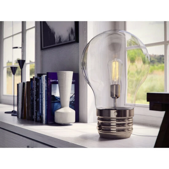 Hot Sale π Carbon Loft Curie Antique Brass 18-inch Table Lamp - Bulb Included π - Image 7