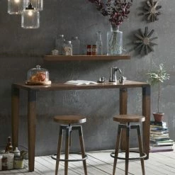 Promo 🌟 Carbon Loft Conway Brown Counter Table ✔️