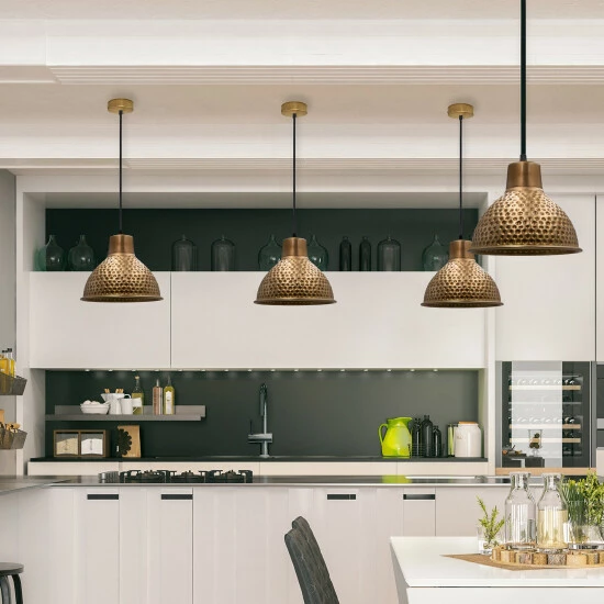 Best Sale π Carbon Loft Valemon 6.5-inch π¨ Hammered Metal 1-light Pendant β€οΈ - Image 6