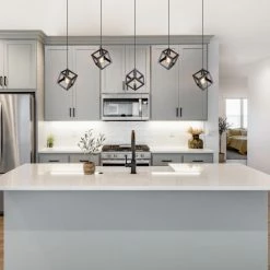 Discount π Carbon Loft Modern Farmhouse Black 1-Light Pendant Light - D6.3"*H10.2" π