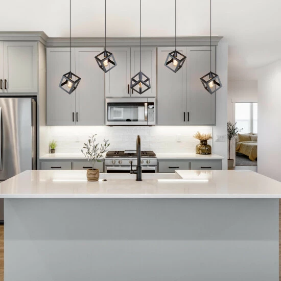 Discount π Carbon Loft Modern Farmhouse Black 1-Light Pendant Light - D6.3"*H10.2" π