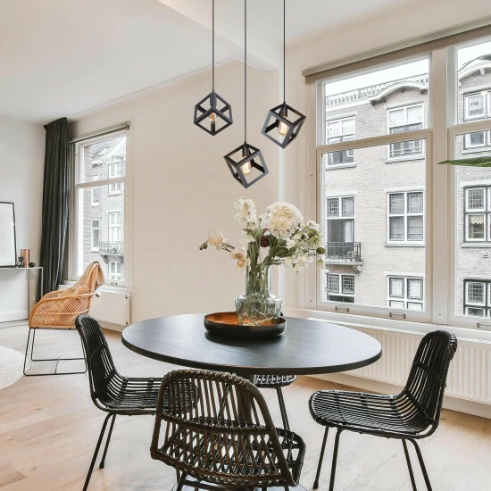 Discount π Carbon Loft Modern Farmhouse Black 1-Light Pendant Light - D6.3"*H10.2" π - Image 6