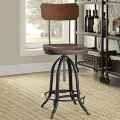 Best reviews of 😍 Carbon Loft Baird Adjustable Stool Chestnut/black 😀