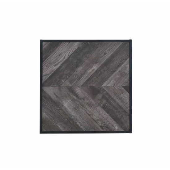 Promo 🥰 Carbon Loft Foyle Rustic Grey Herringbone Square End Table - 23.50" X 23.50" X 22" ❤️ - Image 6
