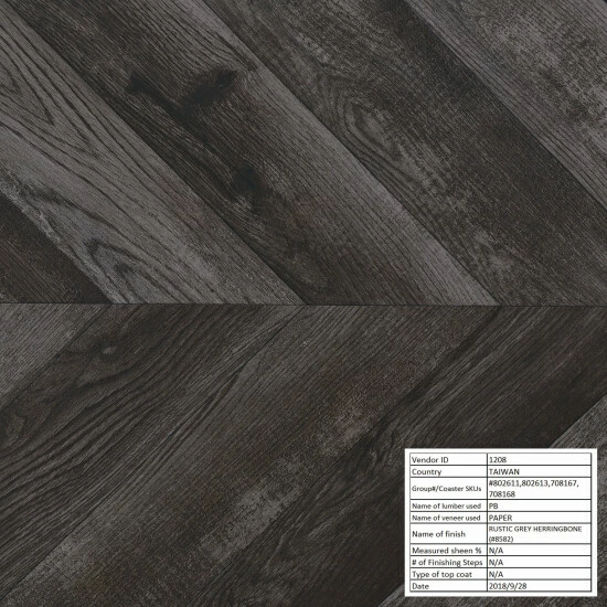 Promo 🥰 Carbon Loft Foyle Rustic Grey Herringbone Square End Table - 23.50" X 23.50" X 22" ❤️ - Image 7