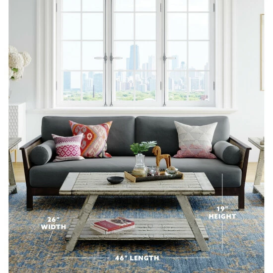 Hot Sale π Carbon Loft Winnarda Urban Rustic Cocktail Table π - Image 5