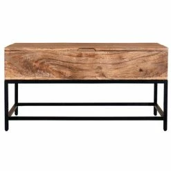 Hot Sale ❤️ Carbon Loft Fingerling Natural Burnt Lift-top Coffee Table 👍