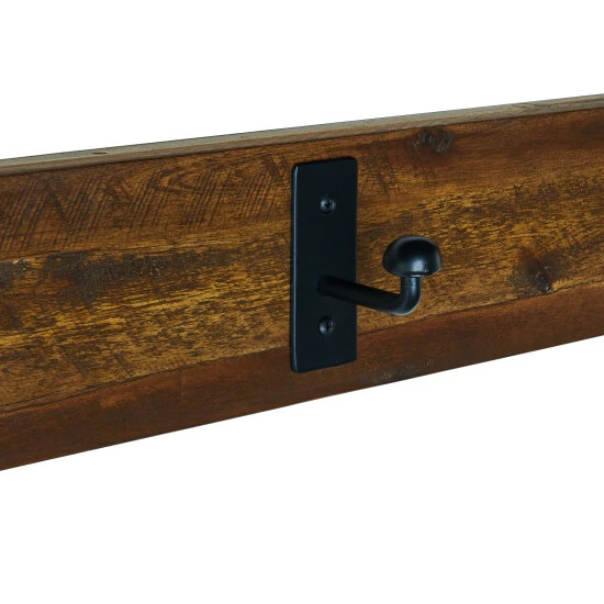 Cheapest β€οΈ Carbon Loft Bahamondes Wood π§₯ Coat Hook Shelf And Bench Set π― - Image 5