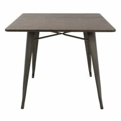 Hot Sale 🎁 Carbon Loft Samira 36" Industrial Farmhouse Dining Table Grey/brown 😉