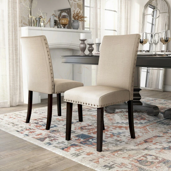 Buy 𧨠Carbon Loft Curtin Beige Side Chairs (Set Of 2) π - Image 2