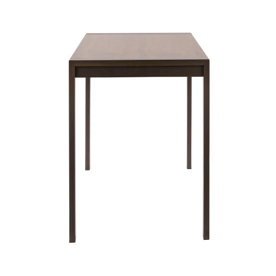 Brand new β¨ Carbon Loft Yadriel Antique Metal And Walnut Wood Counter Height Dining Table - Antique/walnut π₯ - Image 4