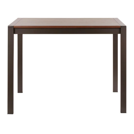 Brand new β¨ Carbon Loft Yadriel Antique Metal And Walnut Wood Counter Height Dining Table - Antique/walnut π₯ - Image 5