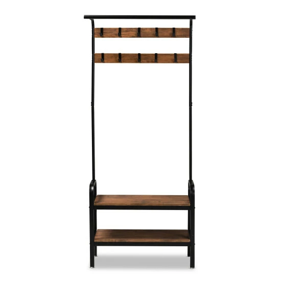 Flash Sale βοΈ Carbon Loft Kalipha Vintage Rustic Industrial Entryway Hall Tree π - Image 3