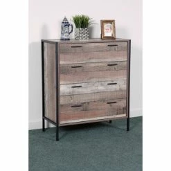 Best Pirce π Carbon Loft Navid 4-drawer Chest With Metal Frame And Legs π