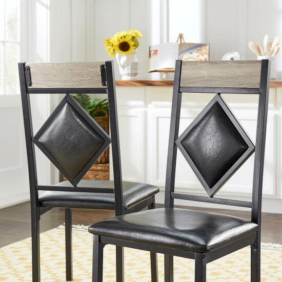 Cheap π Carbon Loft Louzensky Black Finish 5-piece Dinette Set π - Image 3