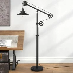 Hot Sale 💯 Carbon Loft Tirith Wide Brim Floor Lamp Brass 💯