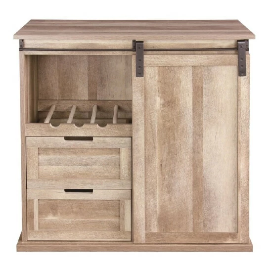 Wholesale π₯ Carbon Loft Leguizamo Sliding Barn Door Wine Cabinet βοΈ - Image 6