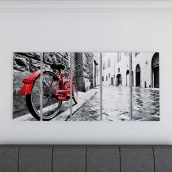 Best reviews of π Carbon Loft 'Retro Vintage Red Bike' Cityscape Photography Canvas Print β¨