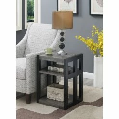 Cheapest 🌟 Carbon Loft Sohni 3 Tier End Table Cherry/black 💯