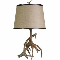 Brand new 🎁 Carbon Loft Codd Poly Resin Antler Table Lamp ✨