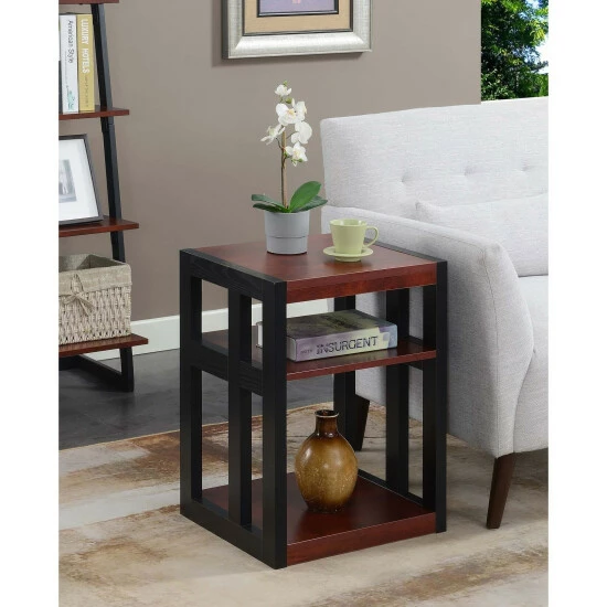 Cheapest π Carbon Loft Sohni 3 Tier End Table Cherry/black π― - Image 8