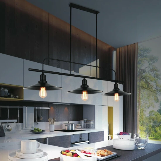 Deals 𧨠Carbon Loft Bonderlay 3-light Black Chandelier β¨