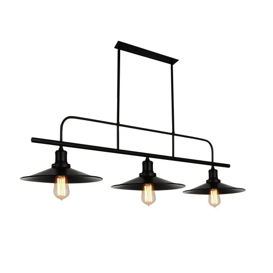 Deals 𧨠Carbon Loft Bonderlay 3-light Black Chandelier ⨠- Image 2