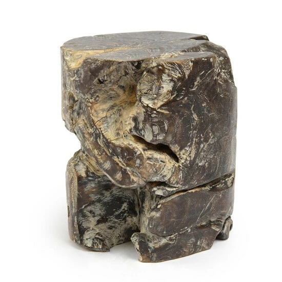 Outlet β Carbon Loft Folse Solid Teak Stool - 13" L X 13" W X 16" H Black 𧨠- Image 3