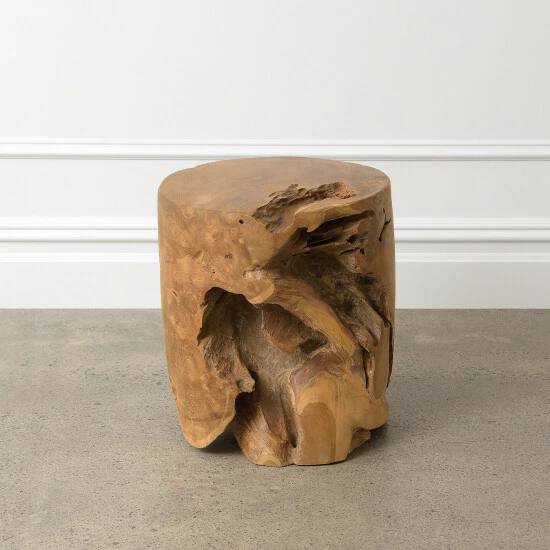 Outlet β Carbon Loft Folse Solid Teak Stool - 13" L X 13" W X 16" H Black 𧨠- Image 7