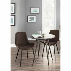 Coupon ✔️ Carbon Loft Richard Black Metal Industrial Dining Chairs (Set Of 2) - N/A Espresso 🔥
