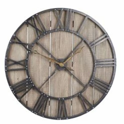 Outlet 🤩 Carbon Loft Maunchly Roman Numerals Vintage Wall Clock 🛒