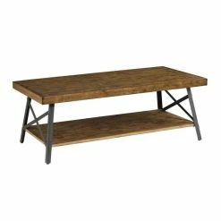 Cheapest ✔️ Carbon Loft Oliver Rustic Wood Coffee Table Brushed Grey 🌟