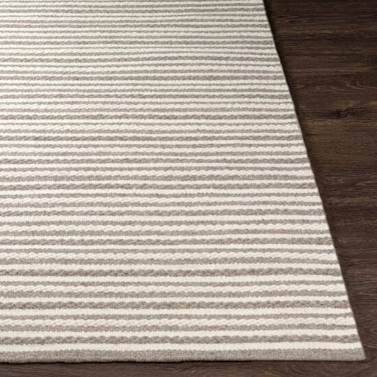Outlet 𧨠Carbon Loft Percy Striped Wool Runner Rug Grey π - Image 2