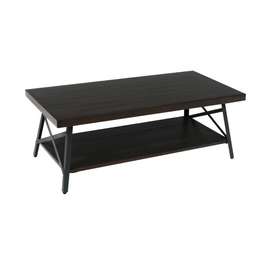 Cheapest βοΈ Carbon Loft Oliver Rustic Wood Coffee Table Brushed Grey π - Image 5