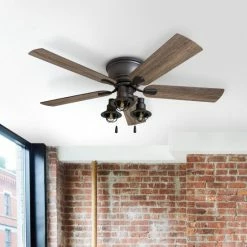 Best Pirce 🧨 Carbon Loft Hae-Joo 52-inch Coastal Indoor LED Ceiling Fan With Pull Chain - 52 🥰