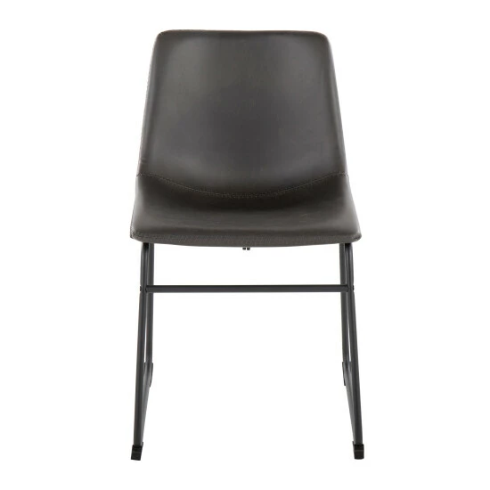 Cheapest ❤️ Carbon Loft Richard Side Chair - Set Of 2 Espresso Faux Leather 🧨 - Image 8