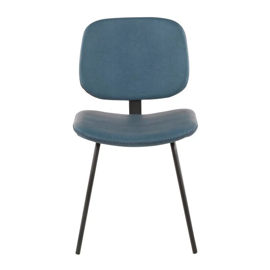 Coupon π Carbon Loft Harney Industrial Chair In Metal And Faux Leather (Set Of 2) Brown π - Image 7