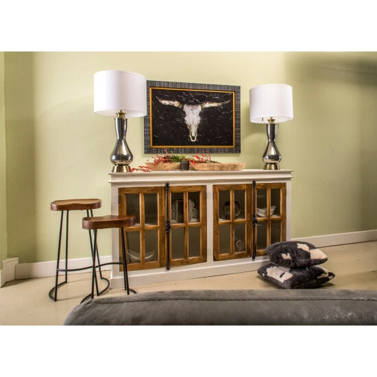 Best reviews of π₯ Carbon Loft Jannes Sculpted Solid Wood Seat Counter Stool With Wrought Iron Base With Foot Rest β - Image 3