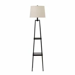 Cheapest 💯 Carbon Loft Gallatin Lighting 3-way 58-inch Distressed Iron Etagere Floor Lamp ⌛