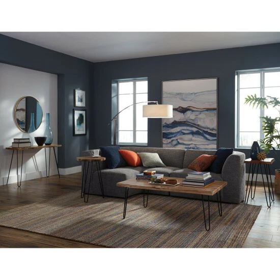 Wholesale π Carbon Loft Czuchry Natural Acacia Wood Live Edge Large Hairpin Coffee Table π - Image 6