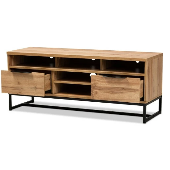 Deals π Carbon Loft Jiah Modern And Contemporary Industrial TV Stand π - Image 3